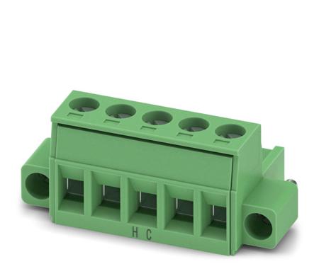 1912100 Phoenix Contact, 5mm Pitch, MSTB 2.5 HC/ 5-STF, 5 Way, Pluggable Terminal Block, Plug, Screw Termination,