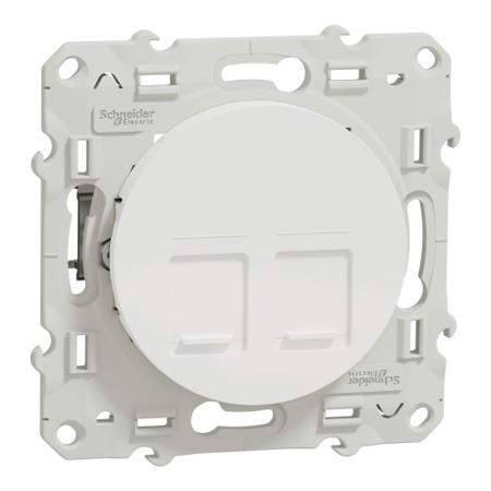 S520486 Schneider Electric White, 1 Gang, Odace