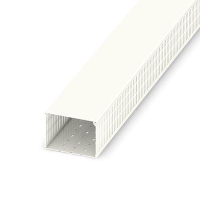 3240642 Phoenix Contact CD White Cable Trunking - Open Slot, W120 mm x D80mm, L2m, PVC