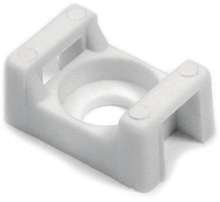 151-30605 HellermannTyton White Cable Tie Mount 15.5 mm x 21.8mm, 7.9mm Max. Cable Tie Width