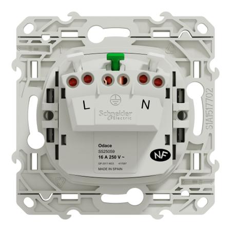 S525059 Schneider Electric White, Odace