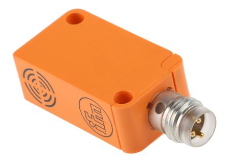 IS5035 ifm electronic Inductive Block Proximity Sensor, M8, 2 mm Detection, PNP NO, 10 → 36 V dc