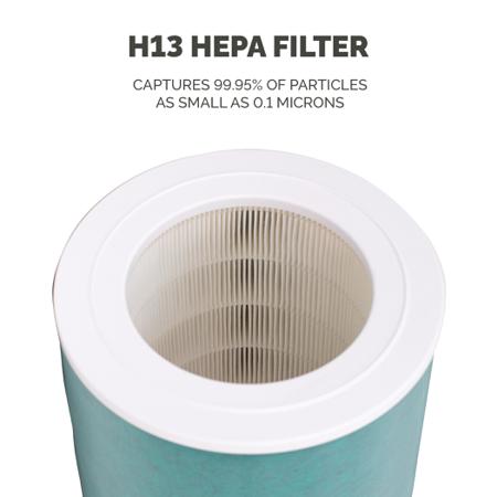 9799401 Fellowes HEPA Air Purifier, 80m², 47.3 dB, 59.6 dB, 68.5 dB