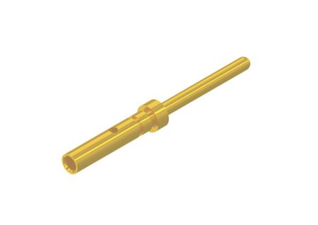 161A18009X CONEC size 0.76mm Male Crimp D-sub Connector Contact, Gold Flash over Nickel Plug, 28 → 22 AWG
