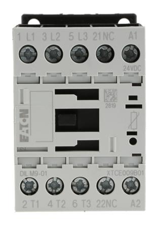 276740-DILM9-01-24VDC- Eaton xStart DILM 3 Pole Contactor - 9 A, 24 V dc Coil, 3NO, 4 kW