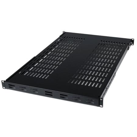 ADJSHELF StarTech.com Black Shelf, 2U, 80kg Load, 44.5mm x 700mm