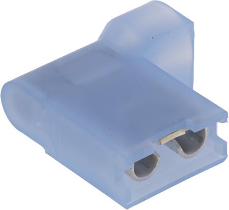 3-520133-2 TE Connectivity Ultra-Fast .250 Blue Insulated Female Spade Connector, Flag Terminal, 6.35 x 0.81mm Tab Size, 1.3mm² to