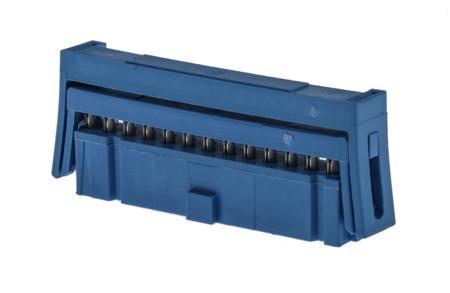 1-1658526-6 TE Connectivity AMP-LATCH 609 Series 2.54mm Pitch Right Angle Cable Mount IDC Connector, Socket, 26 Way, 2 Row