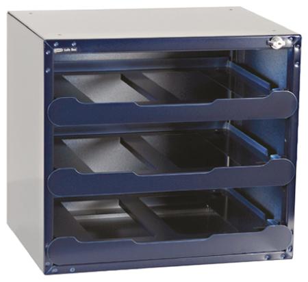 136389 RS Pro Grey PC Compartment Box, 403mm x 451mm x 330mm