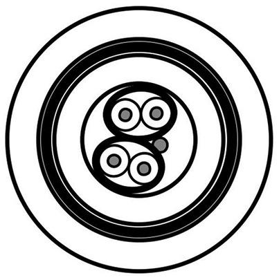 8723LS-00500 Belden 8723LS Series Control Cable, 4 Cores, Screened, 22 AWG, 500m, Twisted Pair Cable