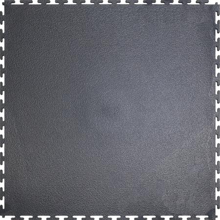 FLEXI5GFDGC ID Group Dark Grey Anti-slip Tile PVC Mat 50.1cm x 501mm x 5mm