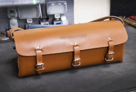 703232 Facom Leather Tool Bag with Shoulder Strap 405mm x 145mm x 125mm