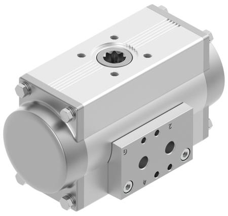 DFPD-20-RP-90-RS60-F04-R3-EP Festo DFPD Series 8 bar Single Action Rotary Actuator, 90 Rotary Angle