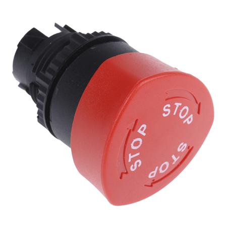 L22ED01B BACO BACO Series, Red Push Button Head, Stop, Turn to Reset, 22mm Cutout