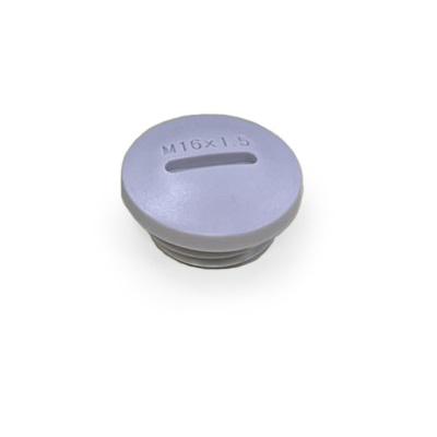 606-543 RS PRO Blanking Plug, M16 x 1.5, 16.3mm Hole Diameter, Nylon, 15mm Diameter, Threaded