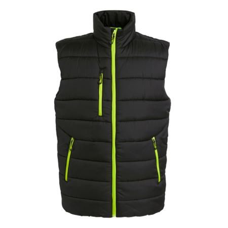 TRA892-W0B-60 Regatta Professional TRA892 Black/Lime Bodywarmer, M