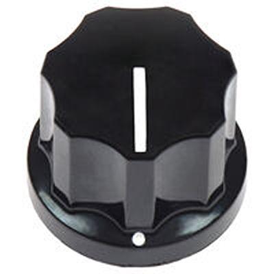ACCKPS1715NLT14 Vishay 16.6mm Black Potentiometer Knob for 1/4in Shaft Screw Fix,
