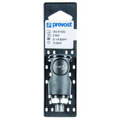 CSI-081152CP PREVOST Male Pneumatic Quick Connect Coupling, G 3/8 Male Male Thread