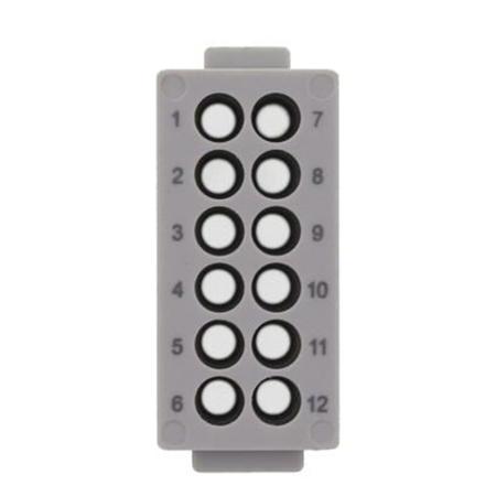 1414354 Phoenix Contact Heavy Duty Power Connector Module, 10A, Male, HC-M-12 Series, 12 Contacts