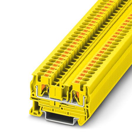 3211762 Phoenix Contact  PT 4 YE Series Yellow, 6mm², Push In Termination, ATEX, IECEx