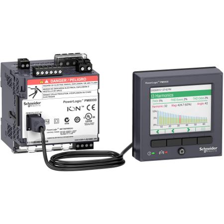 METSEPM8214 Schneider Electric 1, 3 Phase Remote LCD Energy Meter