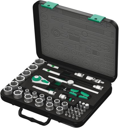 05003594001 Wera  43 Piece , 3/8 in Socket Set