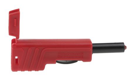 932153101- Hirschmann Test & Measurement , Red Male Banana Plug, 4 mm Connector, Screw Termination, 30A, 60V dc, Nickel Plating
