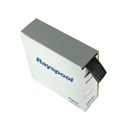 LSTTR-19 nVent RAYCHEM Heat Shrink Tube, Black 19mm Sleeve Dia. x 5m Length 2:1 Ratio, LSTTR Series