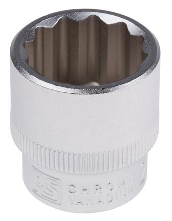 830-4079 RS PRO 3/8 in Drive 20mm Standard Socket, 12 point