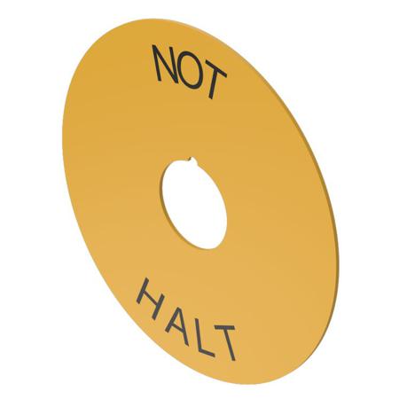704.963.3 EAO Legend Plate for Use with Push Button Labels