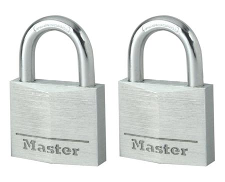 9130EURT Master Lock Padlock Weatherproof Aluminium Padlock, Keyed Alike, 5mm Shackle, 30mm Body