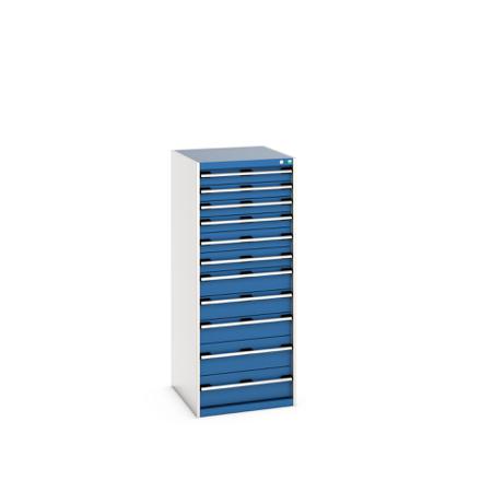 40027047-11V Bott 11 Cabinet, Steel, 1600mm x 750mm x 650mm, Blue