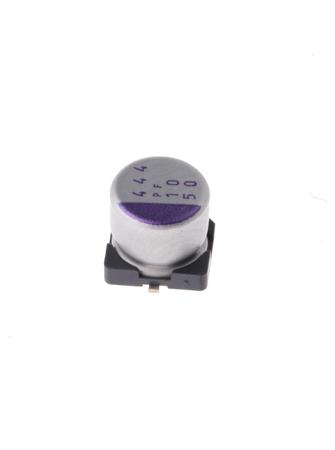 50SVPF10M Panasonic 10μF Surface Mount Polymer Capacitor, 50V dc