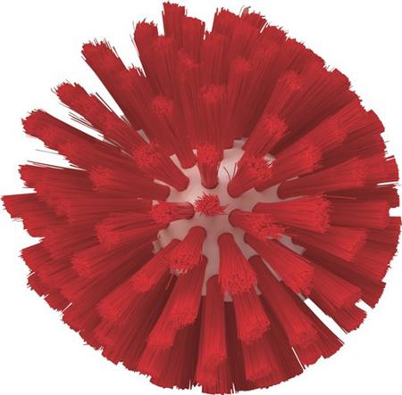 53801754 Vikan Medium Bristle Red Scrub Brush, 60mm bristle length, Polyester, Polypropylene, Stainless Steel bristle material
