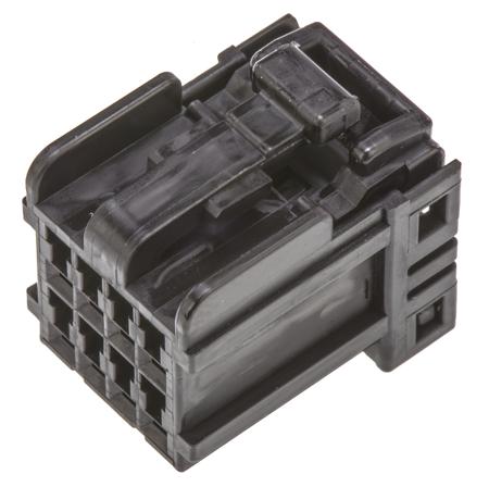 174044-2 TE Connectivity Multilock 040, 2.5mm Pitch, 8 Way, 2 Row Male Connector Housing