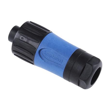 C01630D00611010 Amphenol Connector, 6 + PE contacts Cable Mount Socket, Solder IP65, IP67