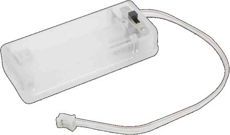 PIS-1275 Crystal Battery Box - 2 x AAA