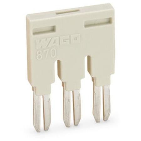 870-407 WAGO 870 Series Jumper for Use with Terminal Block, 18A