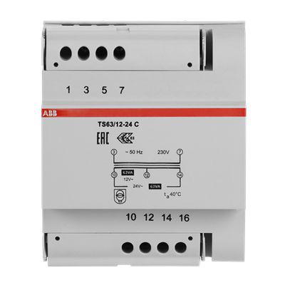 2CSM631043R0811--TS-63-12-24-C ABB Safety Isolating Transformer for use with Command & Signalling Device