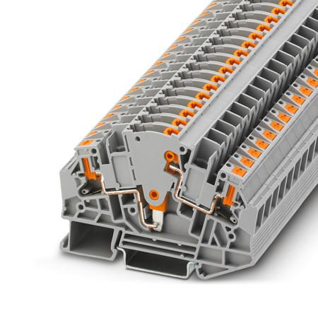 1164788 Phoenix Contact  PTVME Series Grey, Single-Level, Push In Termination