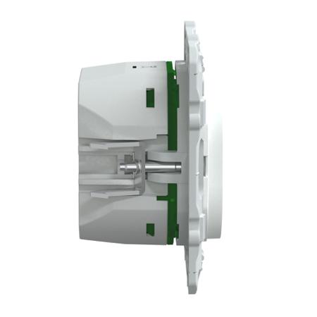 S320403 Schneider Electric White, 1 Gang, Ovalis C Series