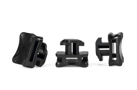 151-03246 HellermannTyton Black Cable Tie Mount 22.5 mm x 17.5mm, 8mm Max. Cable Tie Width