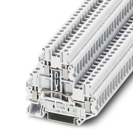 3044638 Phoenix Contact  UTTB 2 Series White, 0.14 → 4mm², Screw Termination, ATEX, IECEx