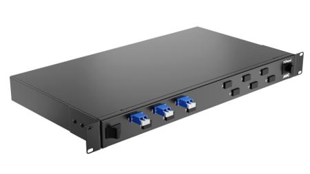 TC1U6PLCDOS2 CAE Multimedia Connect 6 Port LC Single Mode Fibre Optic Patch Panel With 6 Ports Populated