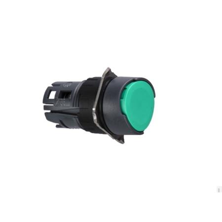 ZB6AA3 Schneider Electric Harmony XB6 Series Green Spring Return Push Button Head, 16mm Cutout, IP65