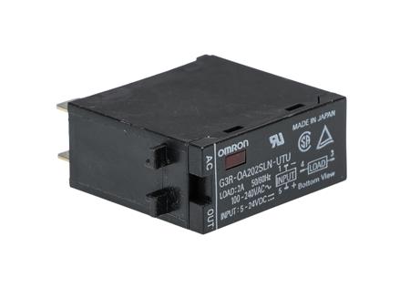 G3R-OA202SLN-UTU DC5-24 Omron G3R Series Solid State Relay, 2 A Load, Plug-In Mount, 264 V Load