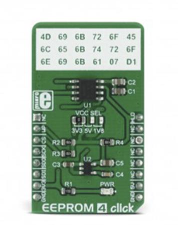 MIKROE-2536 MikroElektronika EEPROM 4 Click AT25M02 mikroBus Click Board