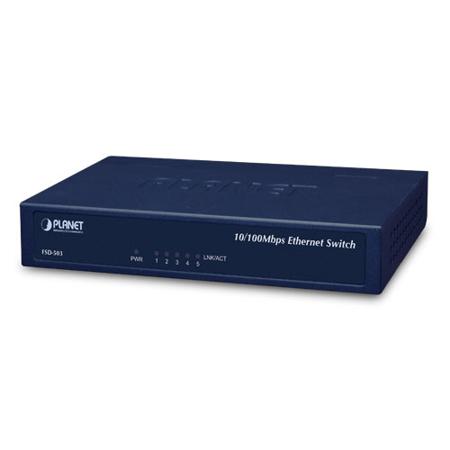 FSD-503 Planet , 5 Port Network Switch