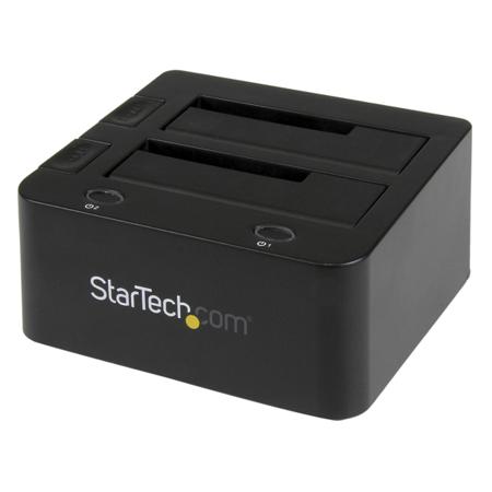 UNIDOCKU33 StarTech.com USB 3.0 Hard Drive Docking Station for 2 Drives IDE, SATA Hard Drive 2.5 x 3.5in