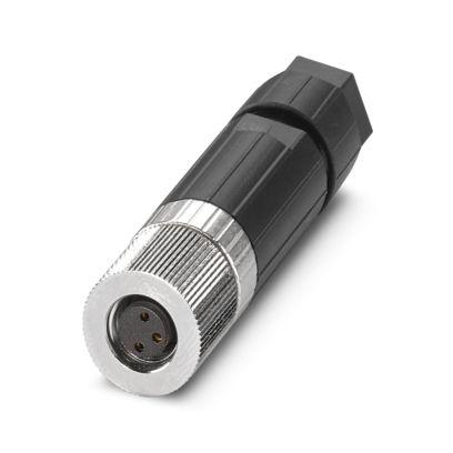 1482523 Phoenix Contact Industrial Circular Connectors, 3 Contacts, Cable Mount, M8 Connector, Socket, Female, IP65, IP67, SACC